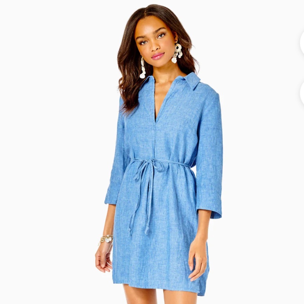 Lilly Pulitzer Pilar Linen Tunic Dress